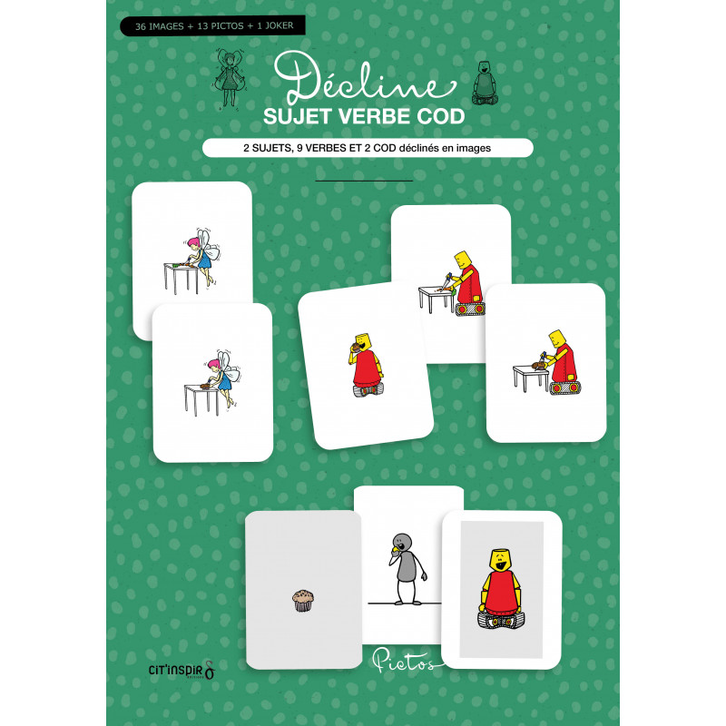 Décline SUJET VERBE COD