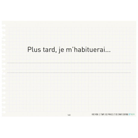 Voici venu le temps des phrases et des chants