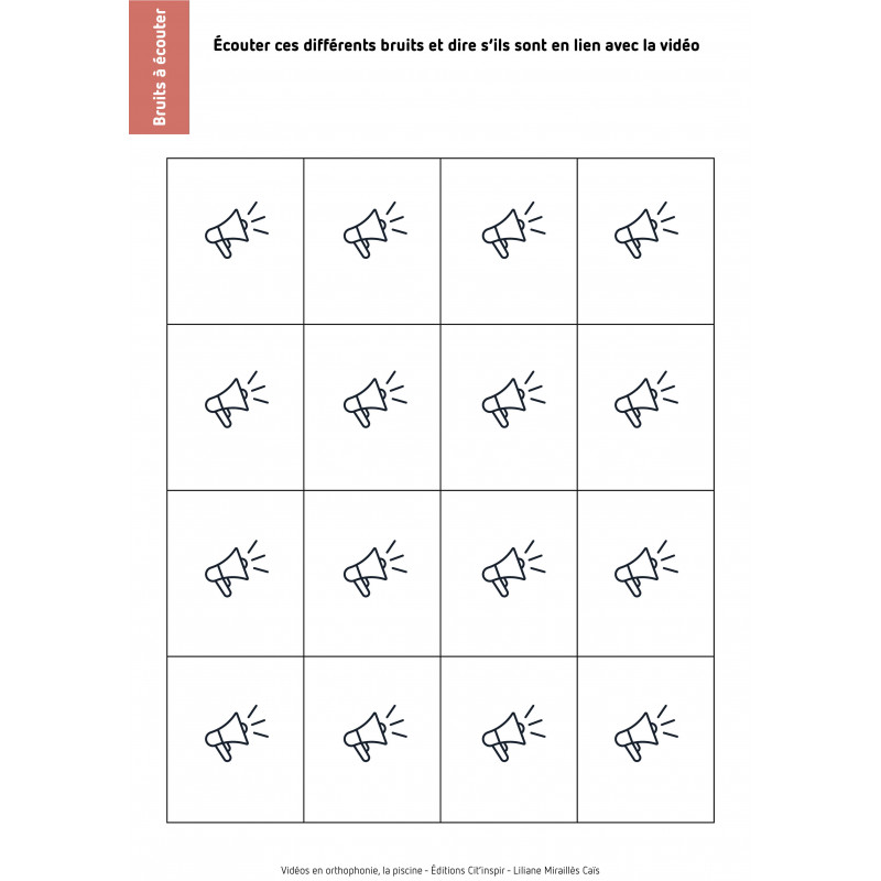 Vidéos en orthophonie, la picine