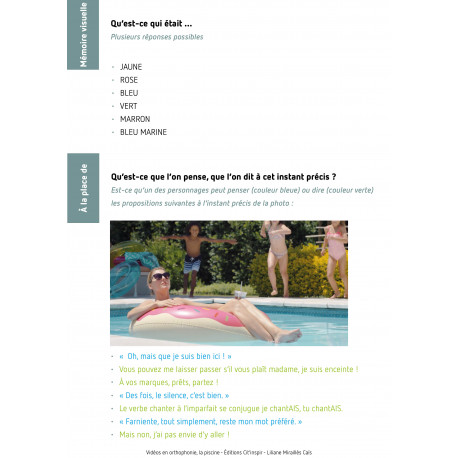 Vidéos en orthophonie, la picine