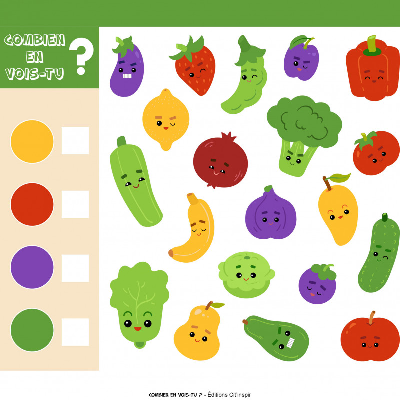 Combien en vois-tu ?