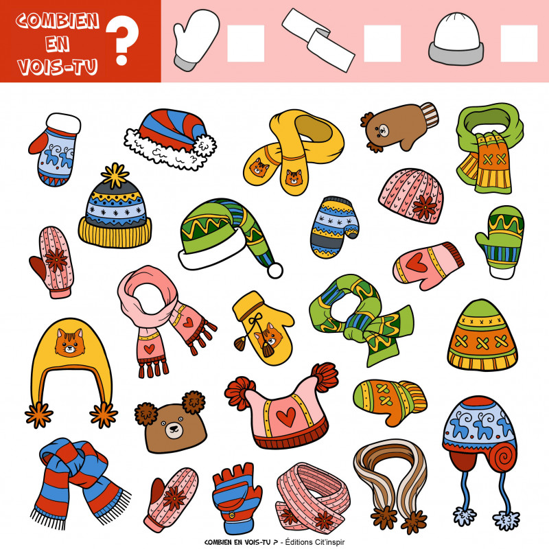 Combien en vois-tu ?