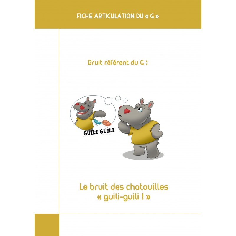 Pour en finir avec les troubles d'articulation
