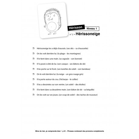 Mine de rien, je comprends bien !