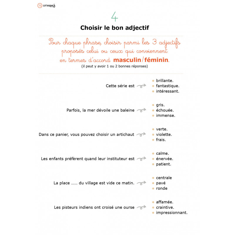 Féminin-masculin / singulier-pluriel