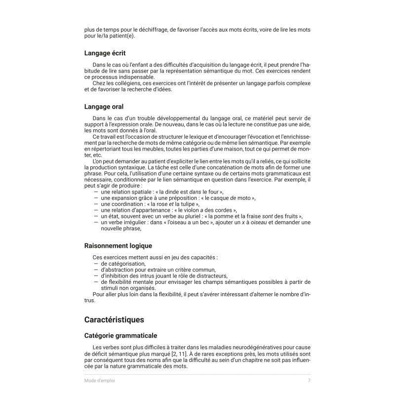 Les liaisons sémantiques