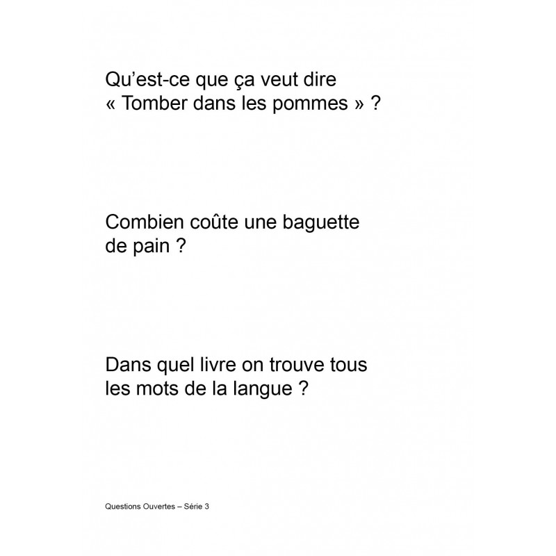 500 question pour DTA