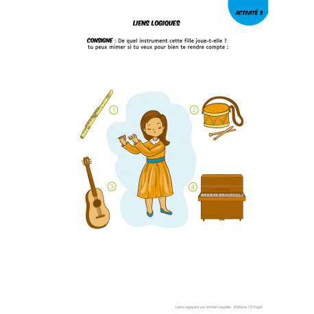 Liens logiques  sur entrée visuelle