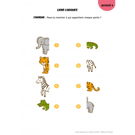 Liens logiques  sur entrée visuelle