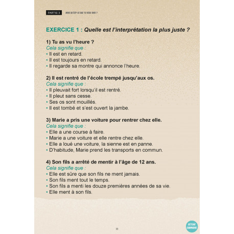 Mais qu'est-ce que tu veux dire ?