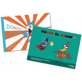 KIT Domino le chat  et Oscar le canard