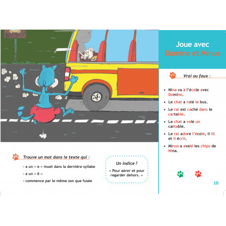 KIT Domino le chat  et Oscar le canard