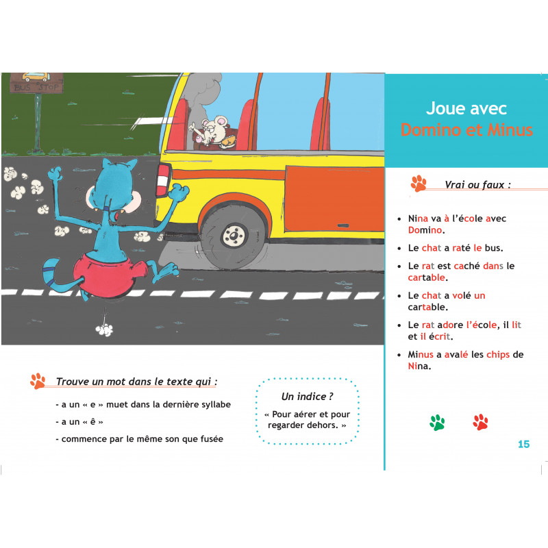 KIT Domino le chat  et Oscar le canard