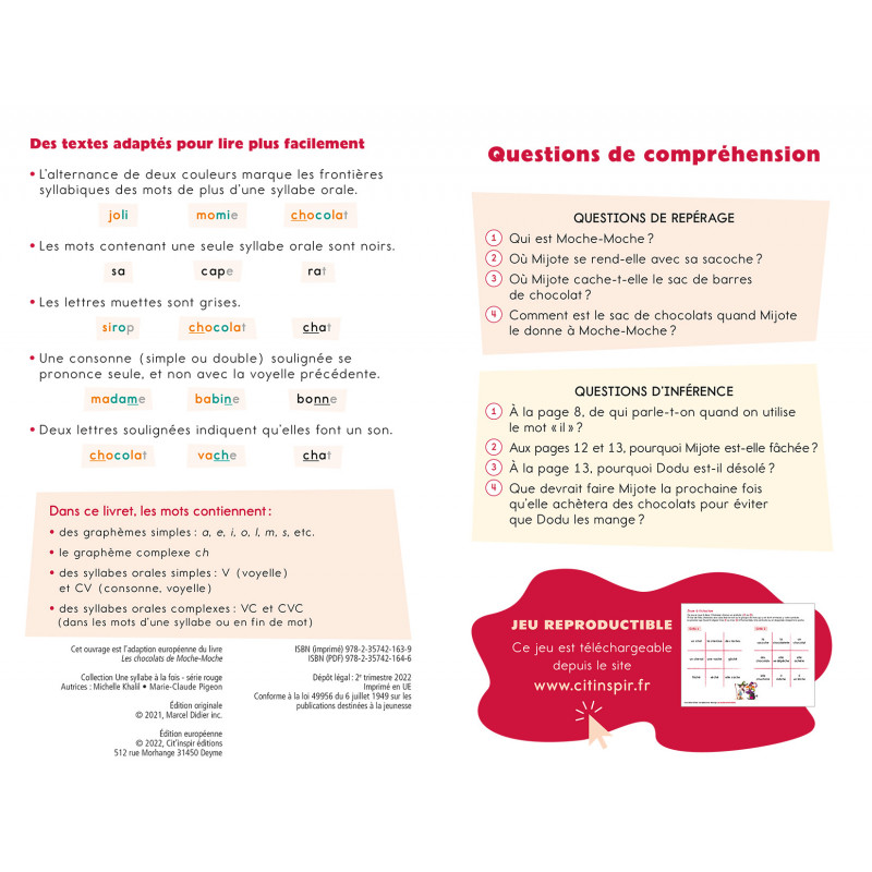 Les chocolats de Moche-Moche