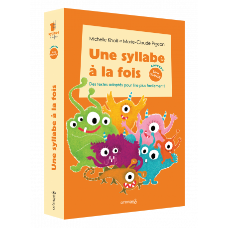 Une syllabe à la fois - Coffret série orange