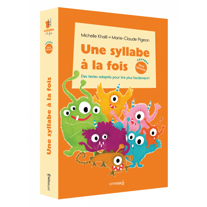 Une syllabe à la fois - Coffret série orange