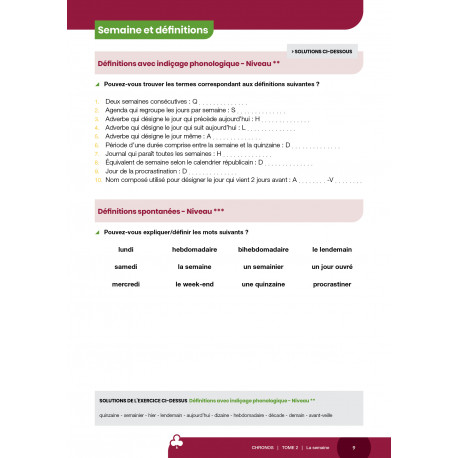 Chronos Tome 2 - La semaine, les mois