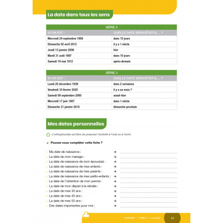 Chronos Tome 5 - Les dates