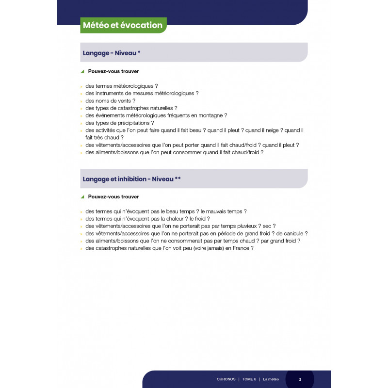 Chronos Tome 8 - La météo