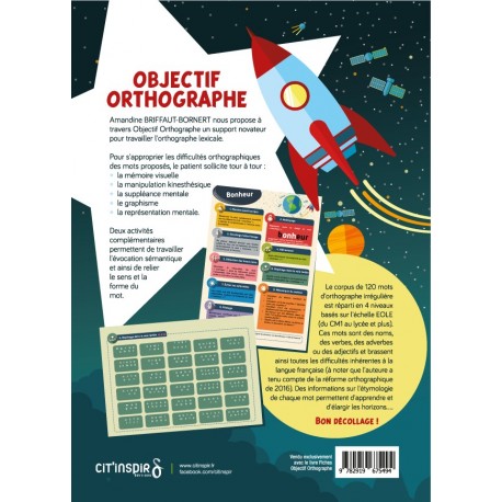 Objectif orthographe :  Des plateaux de jeu + 1 PDF avec les activités