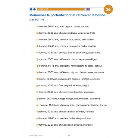 MODE COGNITIF ACTIVÉ - LES GENS