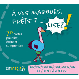 A vos marques, Jeu de 70 cartes GRAPHEME DICONSONANTIQUES