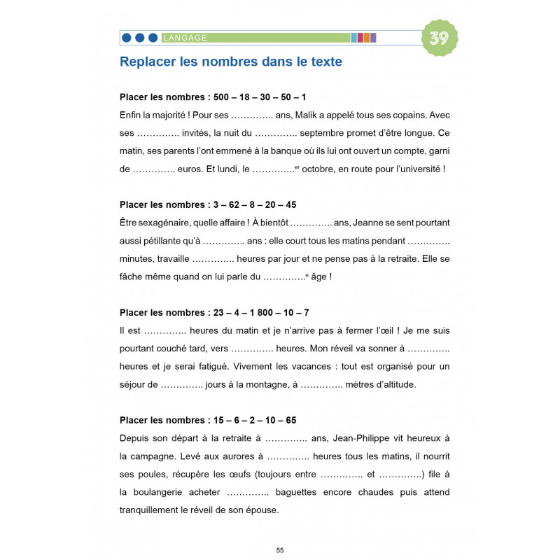 MODE COGNITIF ACTIVÉ - La scolarité