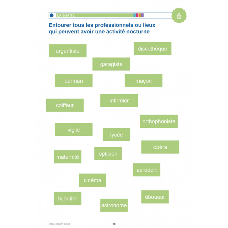 MODE COGNITIF ACTIVÉ - La temps