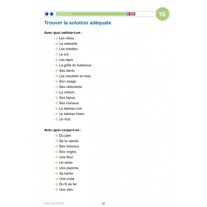 MODE COGNITIF ACTIVÉ - La temps