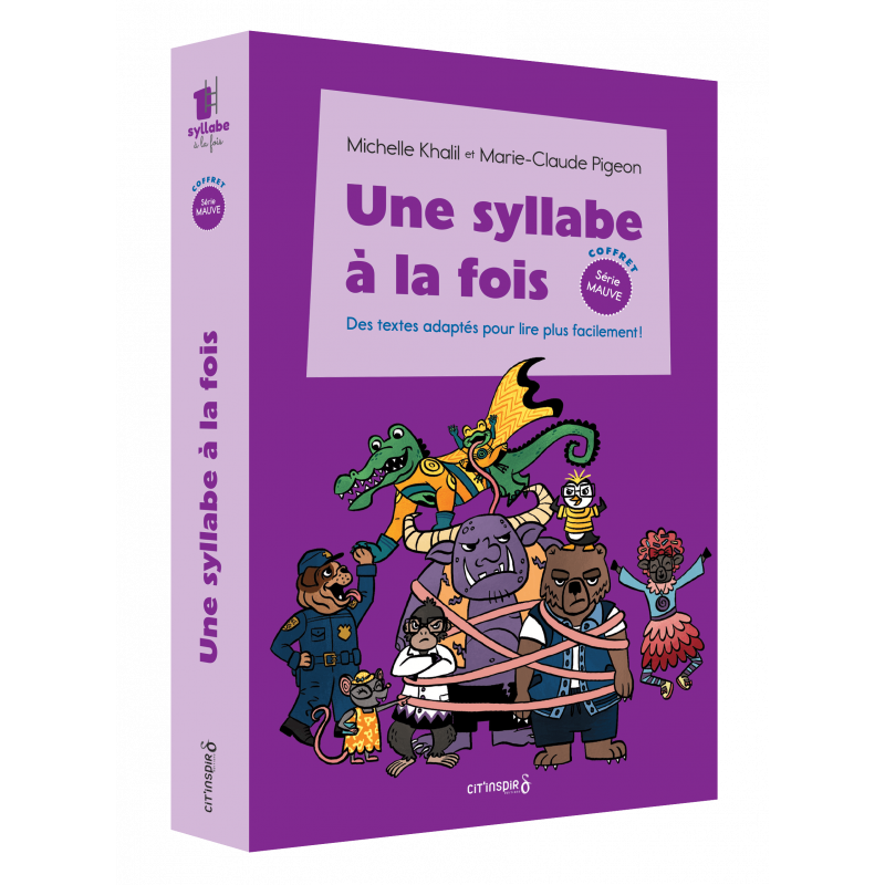 Une syllabe à la fois - Coffret série mauve