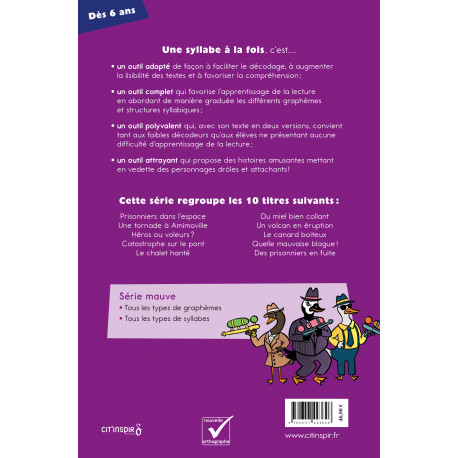 Une syllabe à la fois - Coffret série mauve