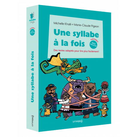 Une syllabe à la fois - Coffret série turquoise