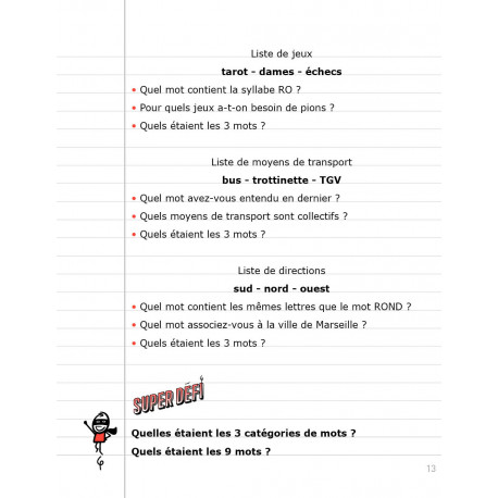 Défis et super défis