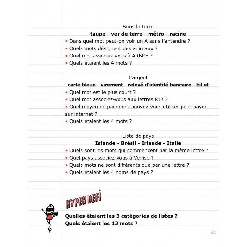 Défis et super défis