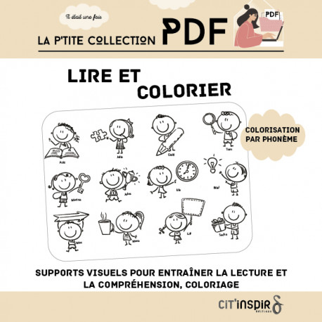 Lire et colorier