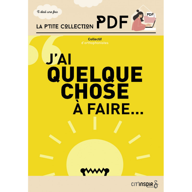 J'ai quelque chose à faire