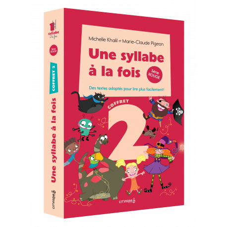 Une syllabe à la fois - Coffret 2 série rouge
