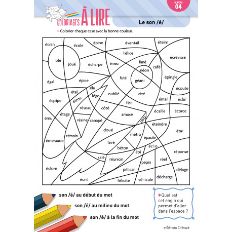 Coloriages à lire