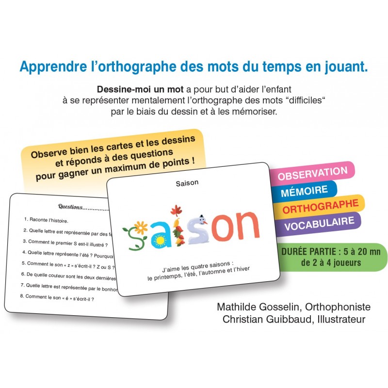 Dessine-moi un mot - Les mots du temps