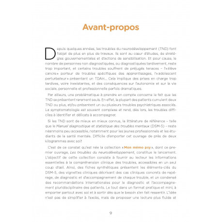 Mon mémo-psy - Les troubles du neurodéveloppement en 50 visuels