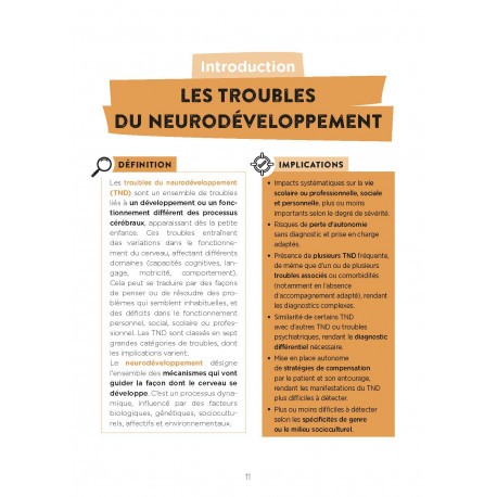 Mon mémo-psy - Les troubles du neurodéveloppement en 50 visuels