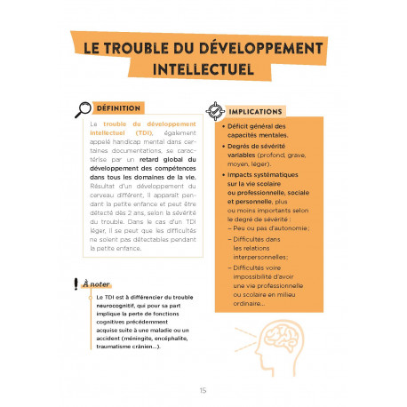 Mon mémo-psy - Les troubles du neurodéveloppement en 50 visuels