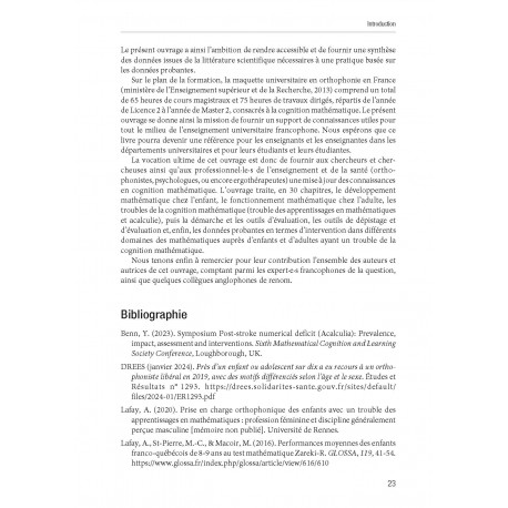 Troubles de la cognition mathématique