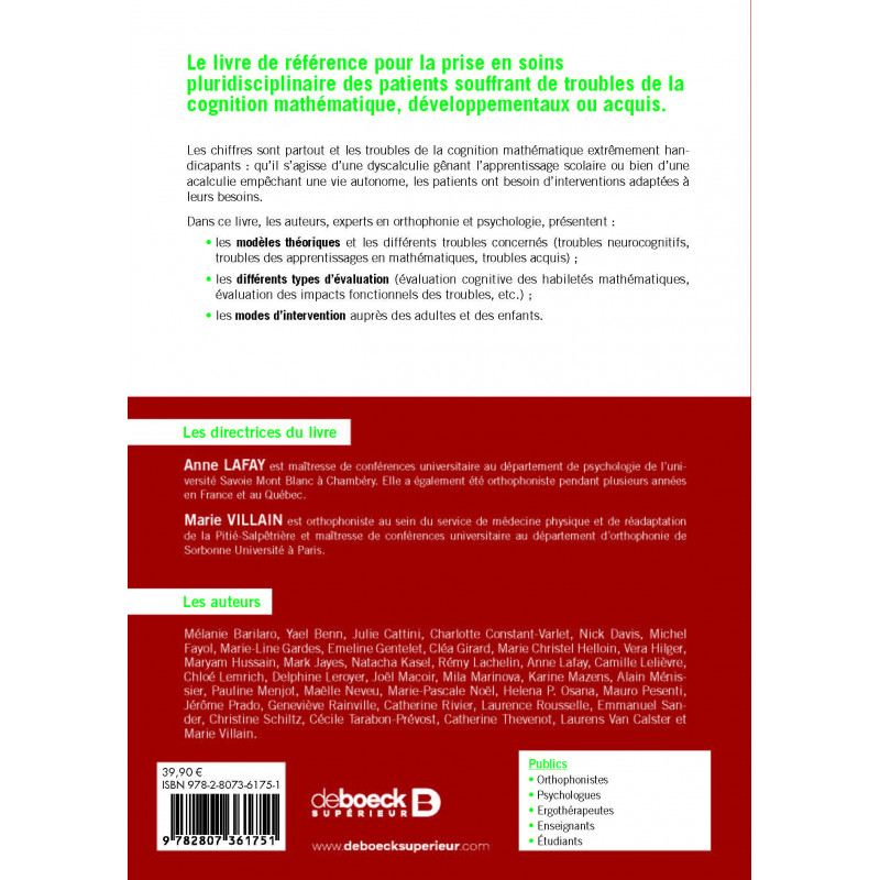 Troubles de la cognition mathématique