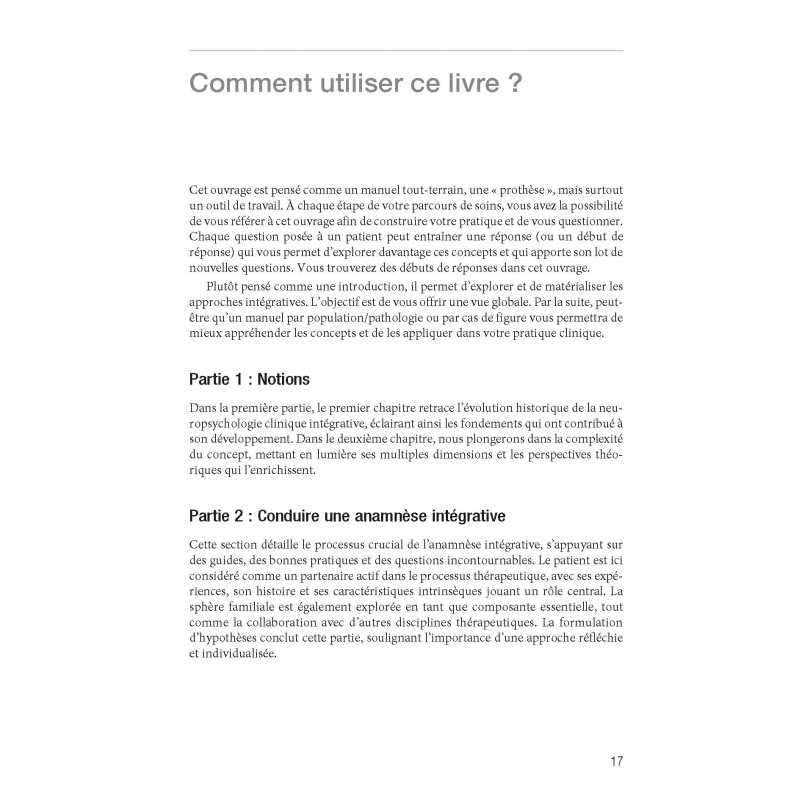 L’approche intégrative en neuropsychologie