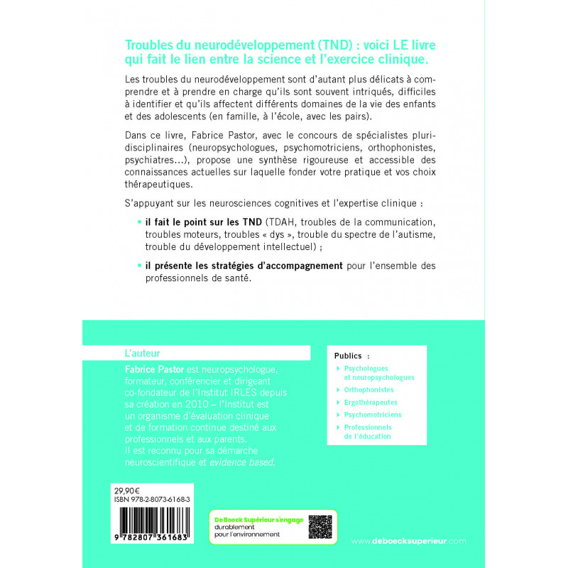 Diagnostic et accompagnement des troubles du neurodéveloppement