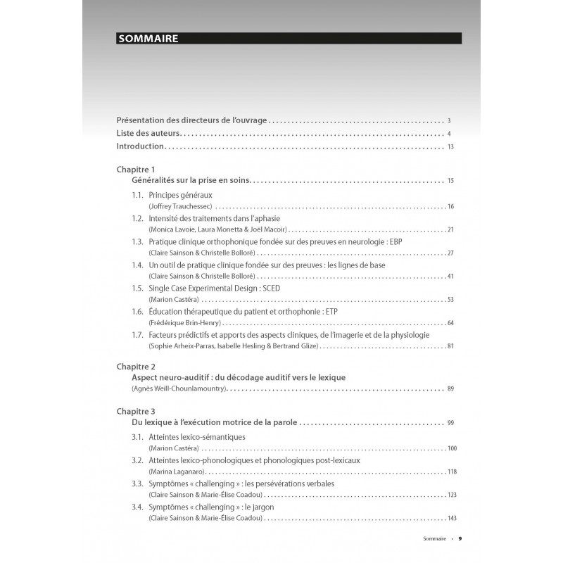 Neurologie et orthophonie - Tome 1 : Théorie et évaluation des troubles acquis de l'adulte