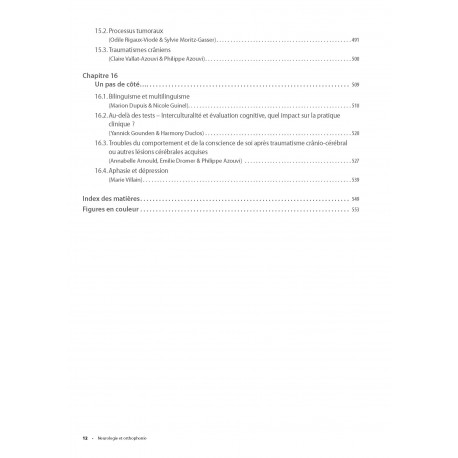 Neurologie et orthophonie - Tome 1 : Théorie et évaluation des troubles acquis de l'adulte