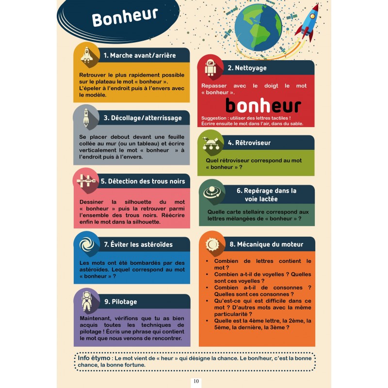 Objectif orthographe :  Des plateaux de jeu + 1 PDF avec les activités