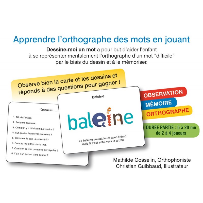 Dessine-moi un mot - Les mots du CP/CE1/CE2